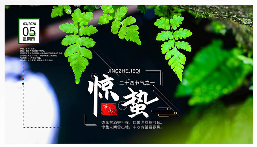 今日驚蟄｜春雷驚蟄，萬物復蘇！