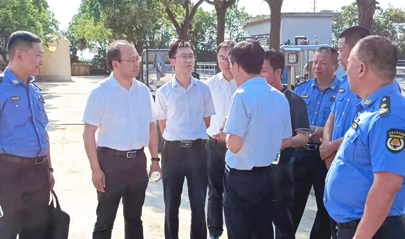 泰州市環保局、城管局，興化市城管局領導一行蒞臨盛邦環境興化垃圾填埋場滲濾液處理項目視察工作